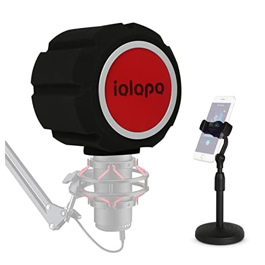 Pop Filter for Mic,Professional Eyeball Microphone Isolation Shield, Acoustic Microphone Windscreen Foam Cover for Recording Studio Microphone,Sound-Absorbing Foam that Reduces Noise and Reflections