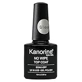 Kanorine Top Coat Nagellack für Nägel Behandlung UV/LED Soak-Off Überlack 10 ml