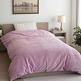 ドリームスポット 掛け布団カバー シングル ピンク あったか 冬用 軽量 フランネル 洗える ファスナー スナップボタン