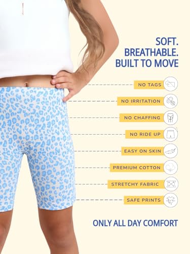 Image of mackly Girls Inner Shorts (Pack of 2) | 2-in-1 Seamless Panty Shorts with Gusset | Soft Breathable Base Layer for Dresses, Skirts