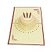 Christmas 3D Birthday Cake, Pop Up Anniversary Cards, Handmade Pop Greeting Card Pop Up (Birthday Card)