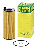 MANN-FILTER Ölfilter HU 721/5 x / Ölfilter Satz mit Dichtung / Dichtungssatz / Maße (mm): H = 172 ; A = 64 ; D = 64 ; B = 26 ; C 26 / Premium-Filter in Erstausrüstungsqualität