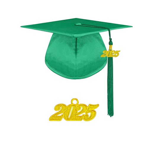 Shiny Kindergarten Graduation Cap with 2025 Tassel Adjustable Preschool Kids for Boys or Girls
