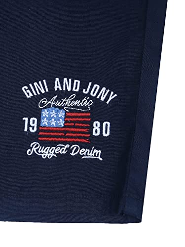 Image of Gini & Jony Boys Yellow Solid Cotton Elasticated Bermuda