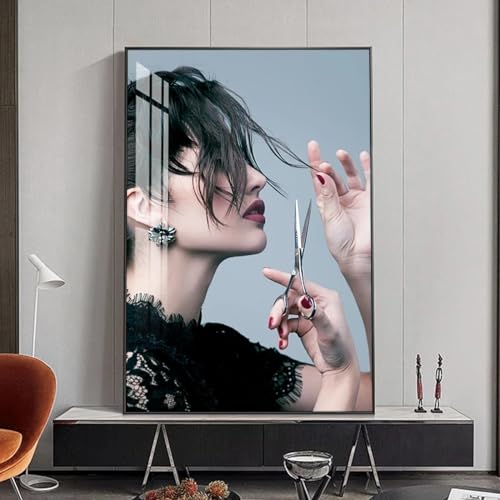 Affiches et impressions pour porche et salon de coiffure, art mural moderne sur toile XINBAO