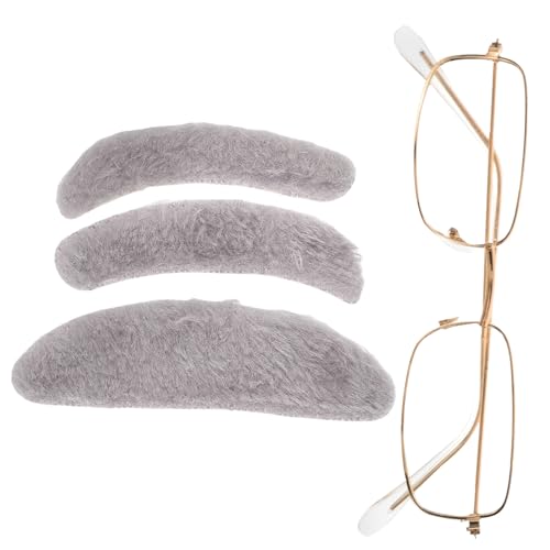 WOFASHPURET Old Man Costume Beard Eyebrows Set Fake and Eyebrows Kit for Halloween Party Dress up