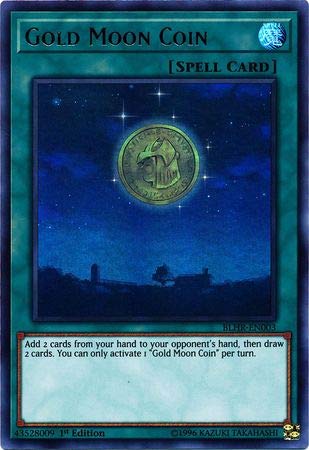 Yu-Gi-Oh! - Gold Moon Coin - BLHR-EN003 - Ultra Rare - 1st Edition - Battles of Legend: Hero's Revenge