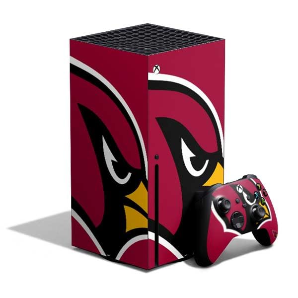 Skinit Decal Gaming Skin Compatible with Xbox Series X Bundle - Officially Licensed NFL Arizona Cardinals Large Logo Design