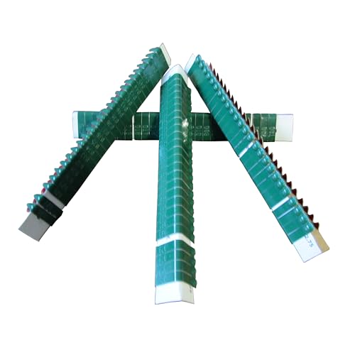 Jiffy Wing Bands Custom Stamped Aluminum Wing Bands Chicken Gamefowl Pheasant Poultry Quail Chucker Bird Tags (100, Green)