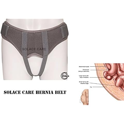 Hernia Support Truss Belt, Abdominal Hernia Pants Removable Pressure Pads Cover