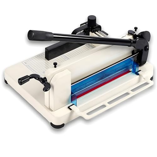 Heavy Duty Paper Cutter 12', Guillotine A4 Paper Cutter, 400 Sheets...
