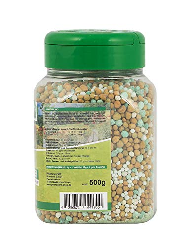 PFLANZWERK® Pflanzkübel Universal Langzeitdünger Blumenerde Premium Dünger 500g *LANGZEITWIRKUNG* *MINERALISCH* *DEUTSCHE QUALITÄTSWARE*