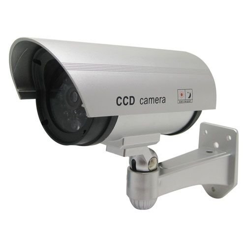 CCTV Security Dummy Fake Bullet Camera with LED Light Indication by Drake-image-35