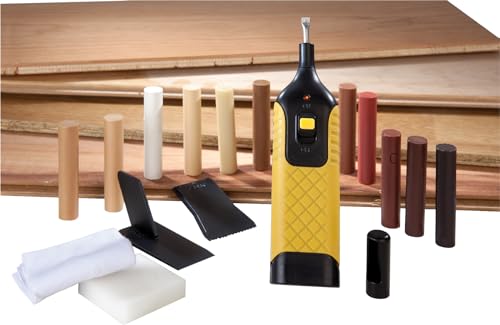 Westfalia Laminat-Reparaturset, Arbeitsplatte und Boden Ausbessern, 11 Farben, Holzreparaturkit für...