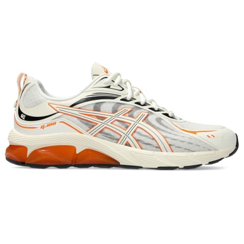 ASICS Unisex Gel-Quantum 180 VIII Sportstyle Shoes, 12, Cream/Shocking Orange