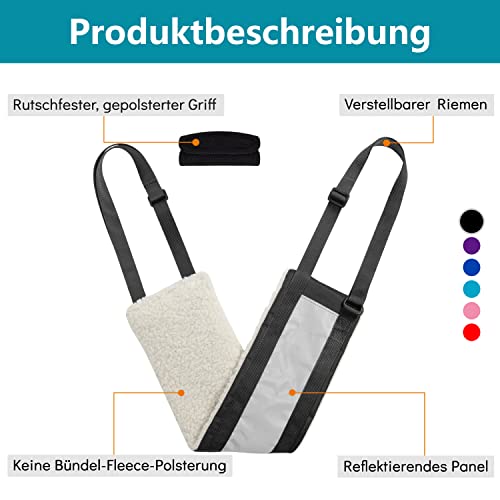 Dyrdekly Hunde Tragehilfe Hinten Lift Support Hundegeschirr Einstellbar Hund Rehabilitation Tragegurt Tragbar Hund Bein Lift für Ältere Behinderte Gelenkverletzungen