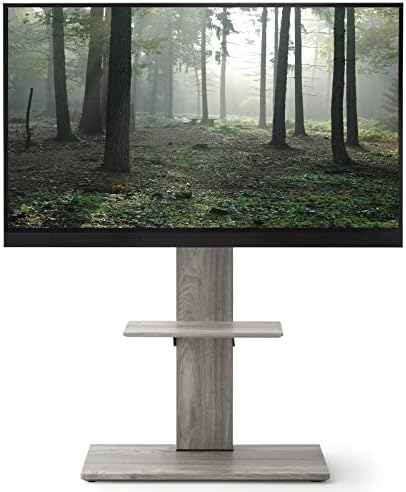 （00:30時点） タンスのゲン テレビスタンド 32～77インチ対応 隠しキャスター付き 【上下/左右首振り】 耐震 壁寄せ ハイタイプ ロータイプ 高さ調節 無段階 棚板 テレビ台 自立式 おしゃれ 45400045(84612)