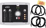 Audient iD22 10-In 14-Out Audio Interface Bundle with 2 Instrument Cables, 2 XLR Cables, and Austin Bazaar Polishing Cloth