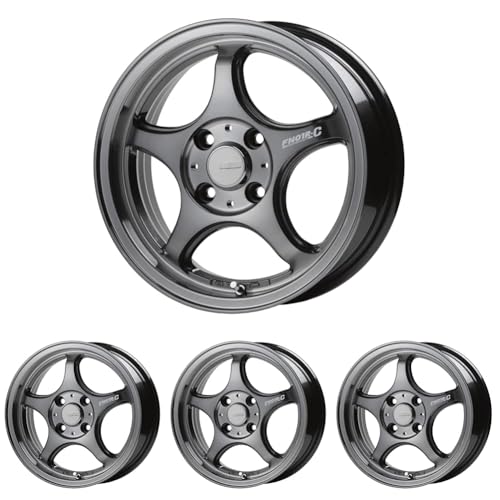 5ZIGEN FN01R-C STV A~zC[ 1{ 14inch×5J +45 PCD100-4 DARK CLEAR STV4504540DC (× 4)