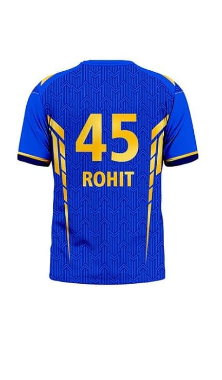 Image of Sports India IPL Cricket Team T Shirt Jersey for (Kid's, Boy's & Mens) L584