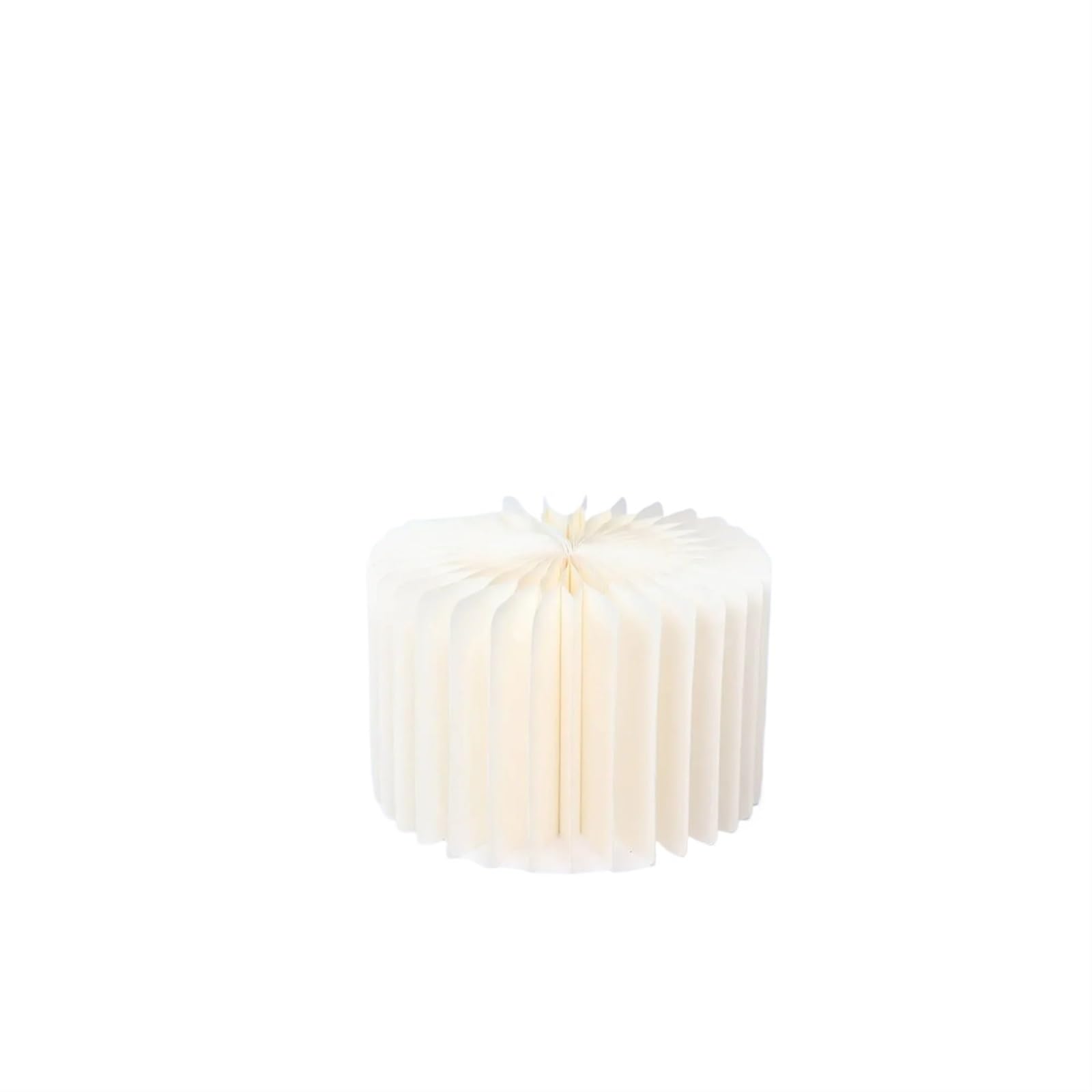 Cilindro Pieghevole in Carta Colonne pieghevoli in cartone Piedistallo con piedistallo Tavoli cilindrici Feste Matrimonio Compleanno Display Decorazione torta dessert(D30cm H20cm)