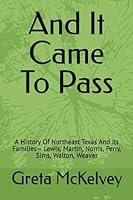 And It Came to Pass 0977852407 Book Cover