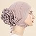 Unisex Hat Turban Head Wreck Stretchy Flower Hijab Muslim Accessory Fashion Hood Head Scarf Cord