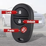 Key Fob Replacement Compatible with Toyota 2004-2015 Tacoma/2007-2015 Tundra/2004-2015 Sienna/2004-2014 Sequoia/2007-2013 Highlander Keyless Entry Remote Control for GQ43VT20T 89742-AE010(2-Pack) - Image 4