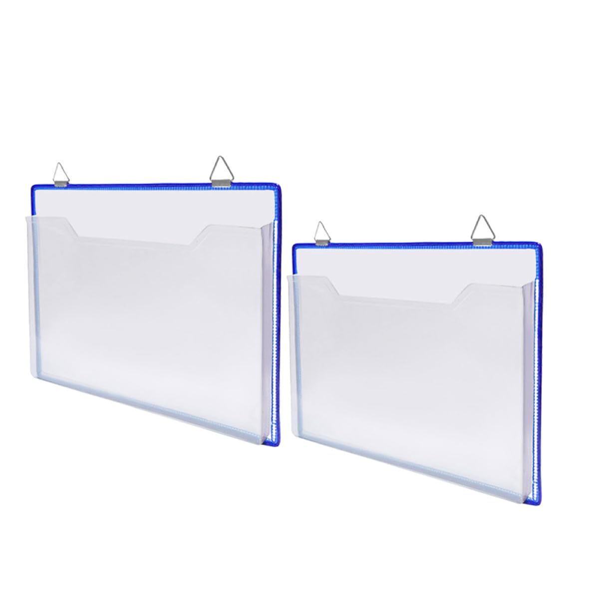 Organiseur mural bureau bleu pour trier les cours et dossiers A4