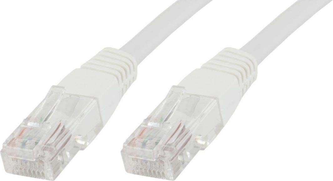 v-utp510wvp White 10 m Cat 5e U/UTP Patch Cable (UTP) Network Cable – RJ-45 Network Cable (RJ45, Cat 5e, U/UTP Patch Cable (UTP), 10 m, White)