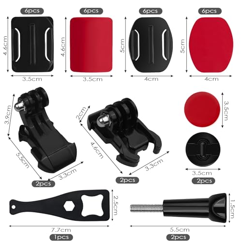 GoPro Klebehalterung Baxcdyswe 35 Stück für Action Kameras