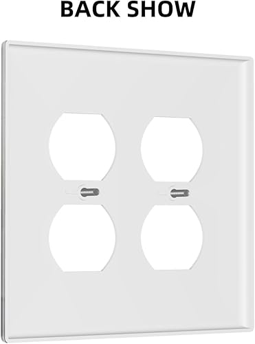 Vista 976 de Cubiertas decorativas de salida de estrella de mar playera, tablero de madera azul de concha de mar de 1 banda, decoración individual GFCI, placa