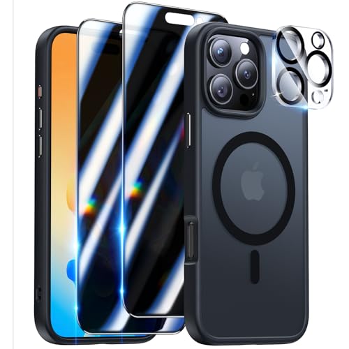 Coque iPhone 16 Pro Max Meifigno avec protection écran et objectif MagSafe