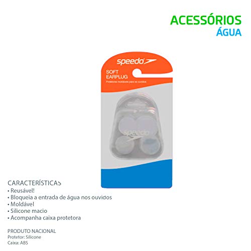 Speedo Soft Earplug, transparente