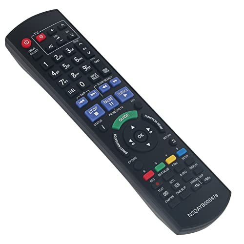 ALLIMITY N2QAYB000479 Remote Control Replace fit for Panasonic DVD TV Recorder DMR-XW380 DMR-XW385 DMR-XW390 DMR-XW480 DMR-XW380GL DMR-XW385GL DMR-XW390GL DMR-XW480GL - Image 2