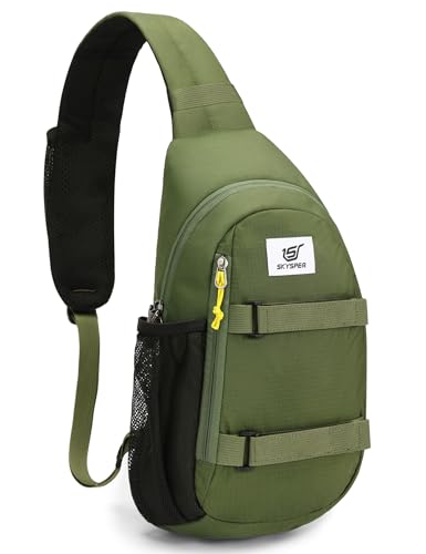 Sac bandoulière avec pochette pour téléphone portable et rangement sport