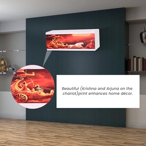 Image of Printed Split Ac Cover Indoor Unit For 1.5 Ton Capacity AC, Inner Unit Ac Cover, All Weather Cover /Attractive Digital Prints /Dustproof /Silken water-resistant Split Ac Cover (Rath)