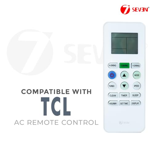 Image of 7SEVEN Compatible of TCL Ac Remote Original Model 223A 433kHz Suitable for 1 1.5 2 Ton Split Air Conditioner 15 Keys Ensure Each Key Match and Genuine Remotes Replicate Exactly