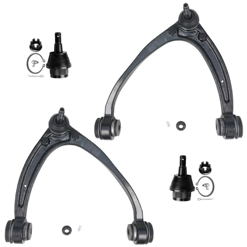Image of Detroit Axle - 4WD 14pc Front End Kit for 2007-2013 Chevrolet Silverado | 1500 GMC Sierra 1500, Tahoe Yukon, CV Axles Upper Control Arms w /Ball Joint Tie Rods Lower Ball Joints Sway Bars Boots