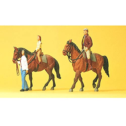 HO Scale Riders w/Horses #2