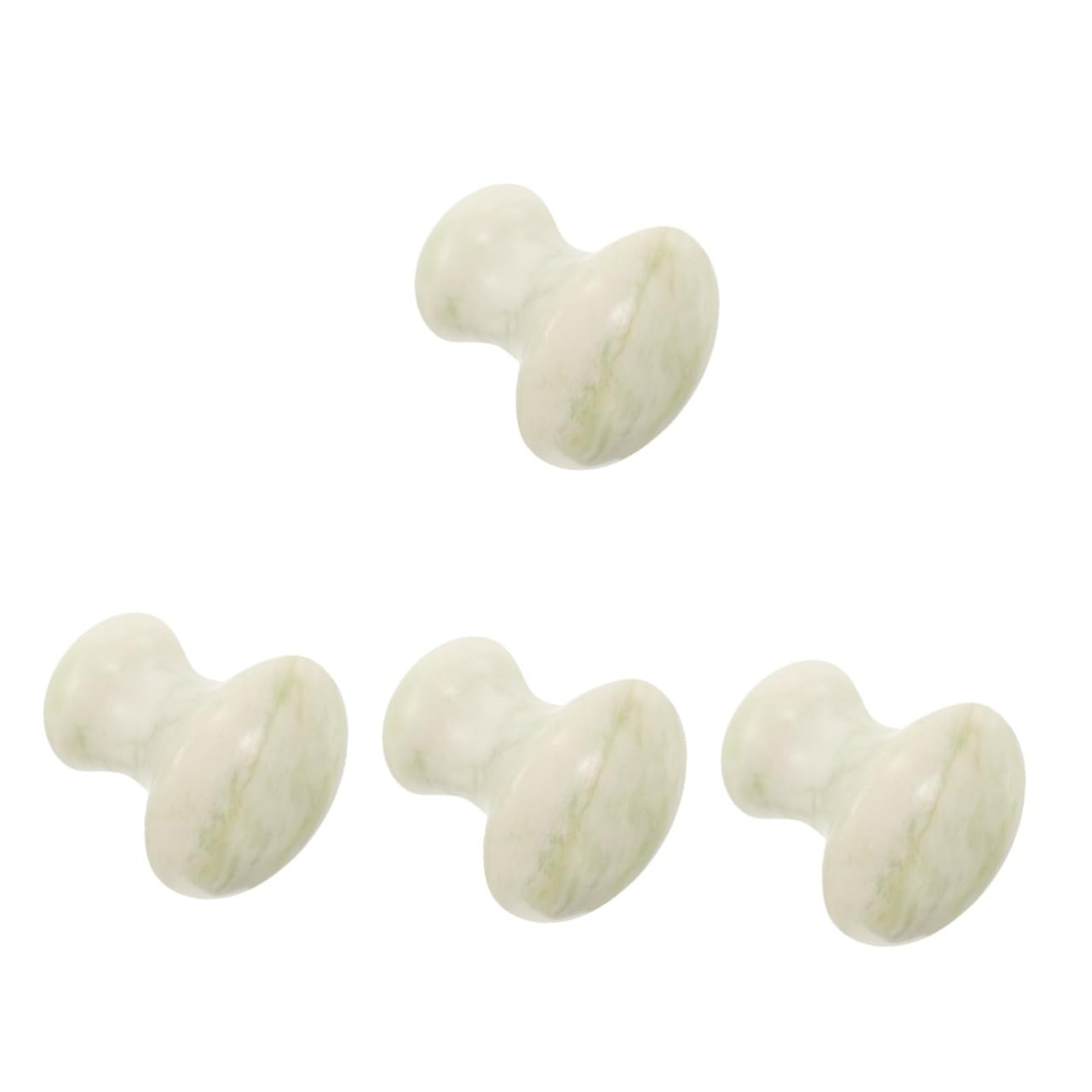 MAGICLULU 4 Piezas Masajeador Piedras En Forma Seta Las Herramientas Herramienta Cara Raspando Piedra Masajeador Facial Con Forma Seta Perder Jade Rostro