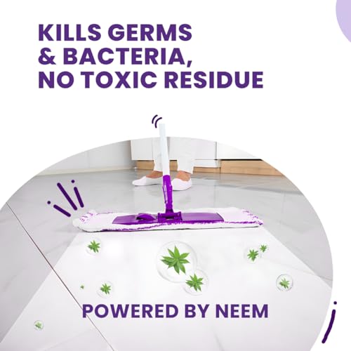 Image of Happi Planet | Tap Cleaner & Limescale Remover and Herbal Floor Cleaner Combo Pack | India's 1st Foaming Formulation Tap Cleaner for Reduced Scrubbing Effort & Floor Cleaner- Powered by Neem