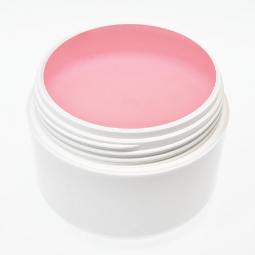 KM Nails de construcción Gel Rose LED y UV härtend 250 ml