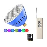 LED Pool Lights with Remote Controller, 120VAC Pool Bulb Replacement for 500 Watt Pentair Inground Pool Lights Fixture, RGB Multi Color Changing, 7 Solid Color 5 Disco Color Show