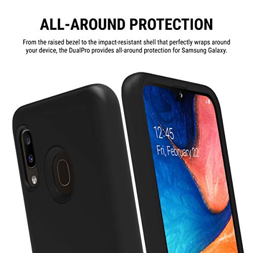 Incipio Dualpro Case Compatible With Samsung Galaxy A20 - Black #TOP4
