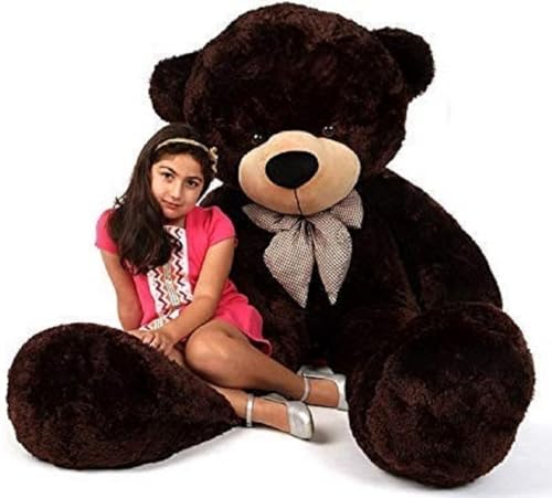 Image of 6.5 Feet Chocolate Giant Teddy - Soft Plush Gift for Birthday, Wife, Girlfriend, Husband, Kids (6.5 Feet, Chocolate)
