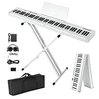 Amazon | ガービー(Garvee) 電子ピアノ 88鍵盤 折畳み MIDI対応 生