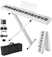 Amazon | ガービー(Garvee) 電子ピアノ 88鍵盤 折り畳み コンパクト