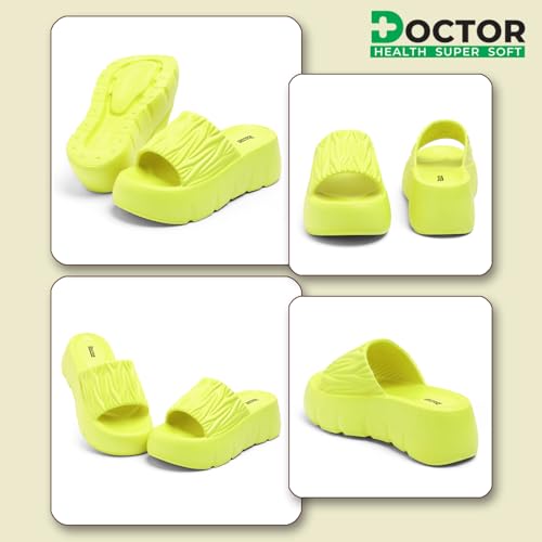 Image of DOCTOR HEALTH SUPER SOFT Slippers for Women | Orthopedic Comfort | Cushioned Sole | All-Day Comfort & Support | Lightweight & Pain Relief Slip-On