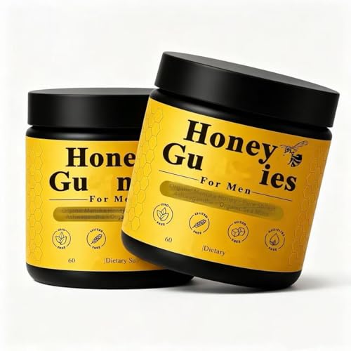 Gummies au miel homme sans OGM pour affronter les journées intenses au bureau